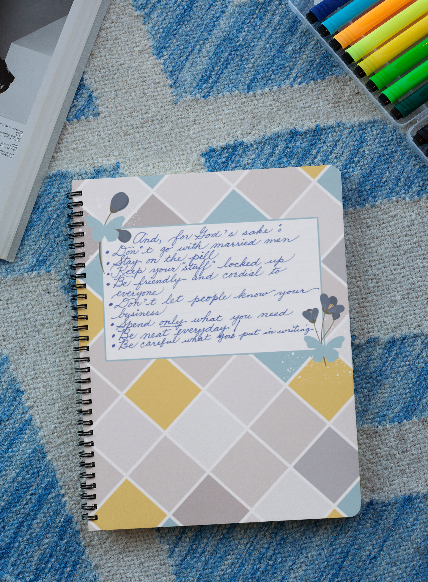 Mommy Advice Notebook (Spiral)