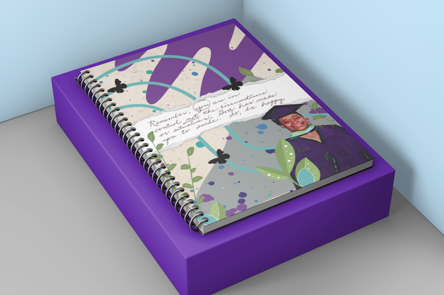 Be Happy Notebook (Spiral)